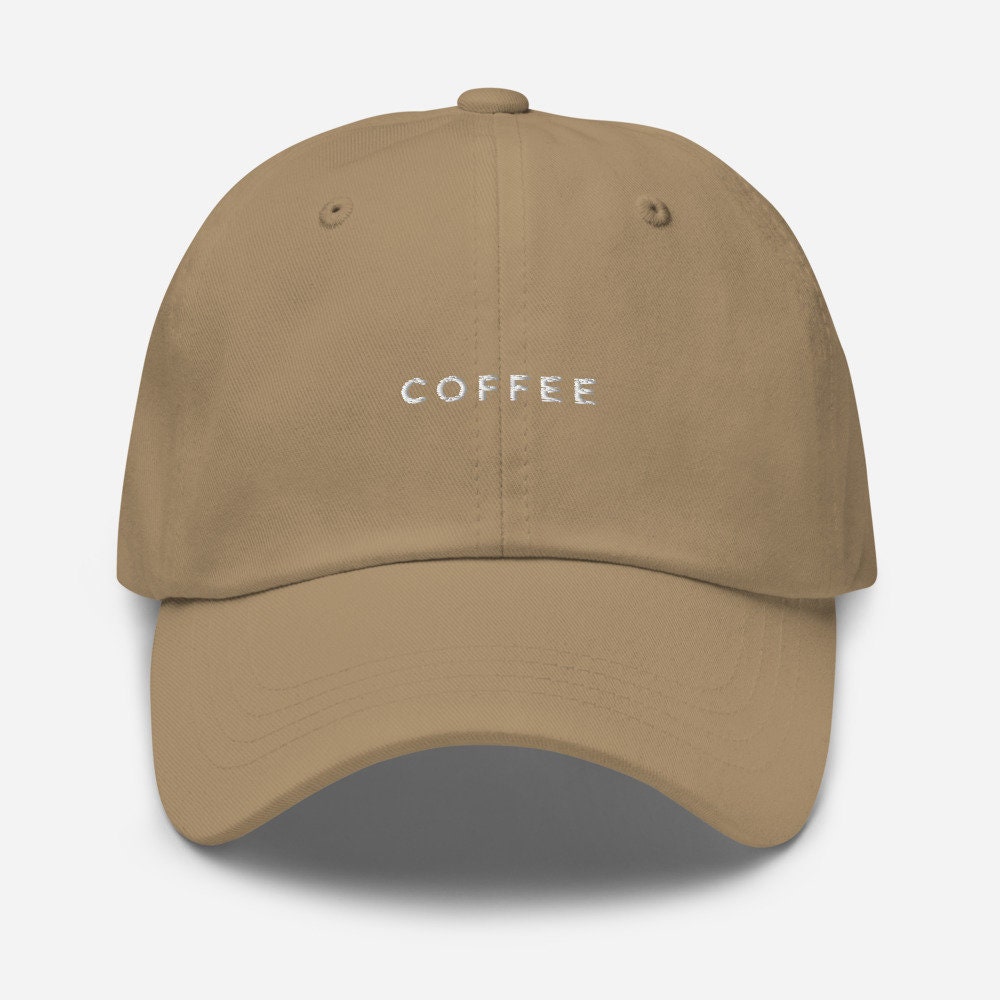 COFFEE Hat Embroidered Gender Neutral Simple Minimal Etsy