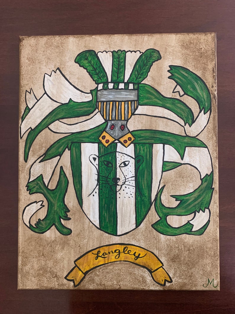 Hand Painted and Personalized Family Crests