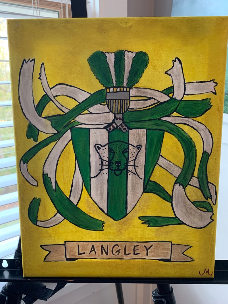 Hand Painted and Personalized Family Crests