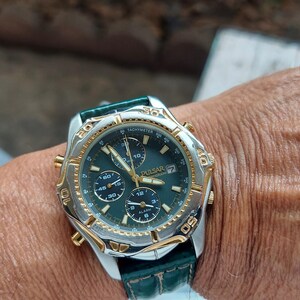 Pulsar Y182-6B20 Chronograph Alarm Men's Watch . - Etsy