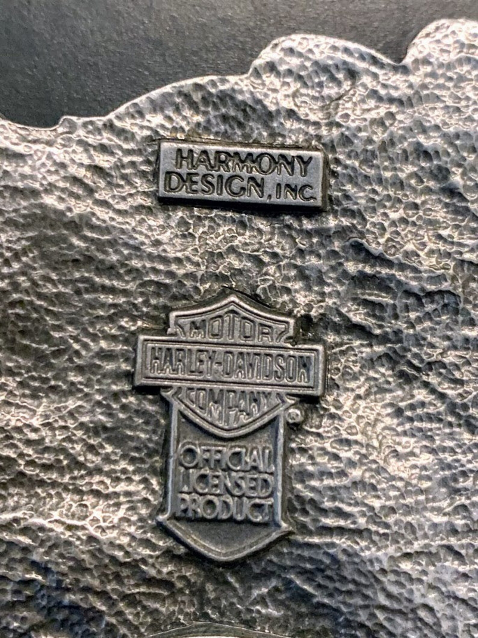 Vintage Harley Davidson Mens Belt Buckle 1992 Etsy