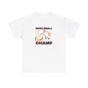 Pickleball Champ Tee: Sporty Unisex Cotton Shirt