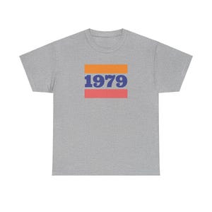 Customizable Birth Year Unisex Tee, Personalized Year Shirt, Vintage Year T-shirt, Retro Birthday Tee, Custom Year Tee, Heavy Cotton Shirt