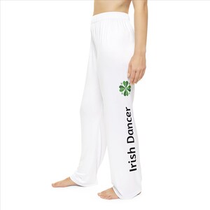 Irish Dancer Pajama Pants: Shamrock St. Patrick&#39;s Day Loungewear