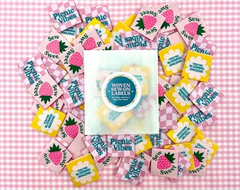 Paige Joanna x Hey Sew Sister - Woven Labels - Picnic Vibes