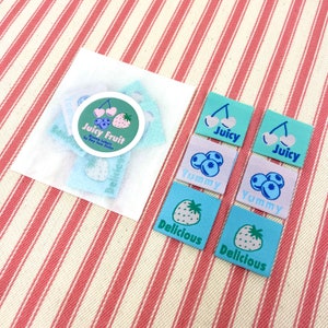 Hey Sew Sister - Woven Labels - Juicy Fruit