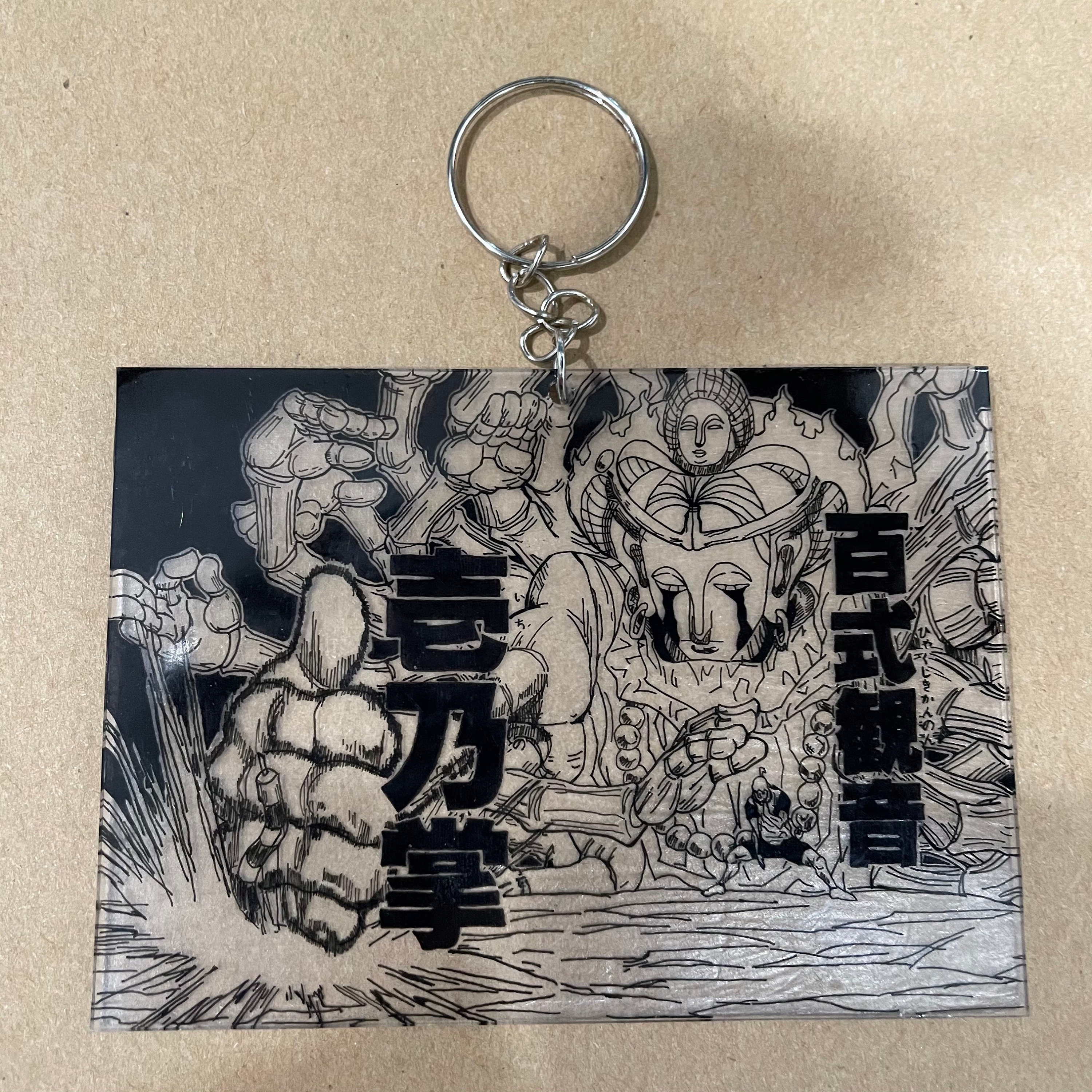 Customised anime keychains FREE STICKERS Etsy