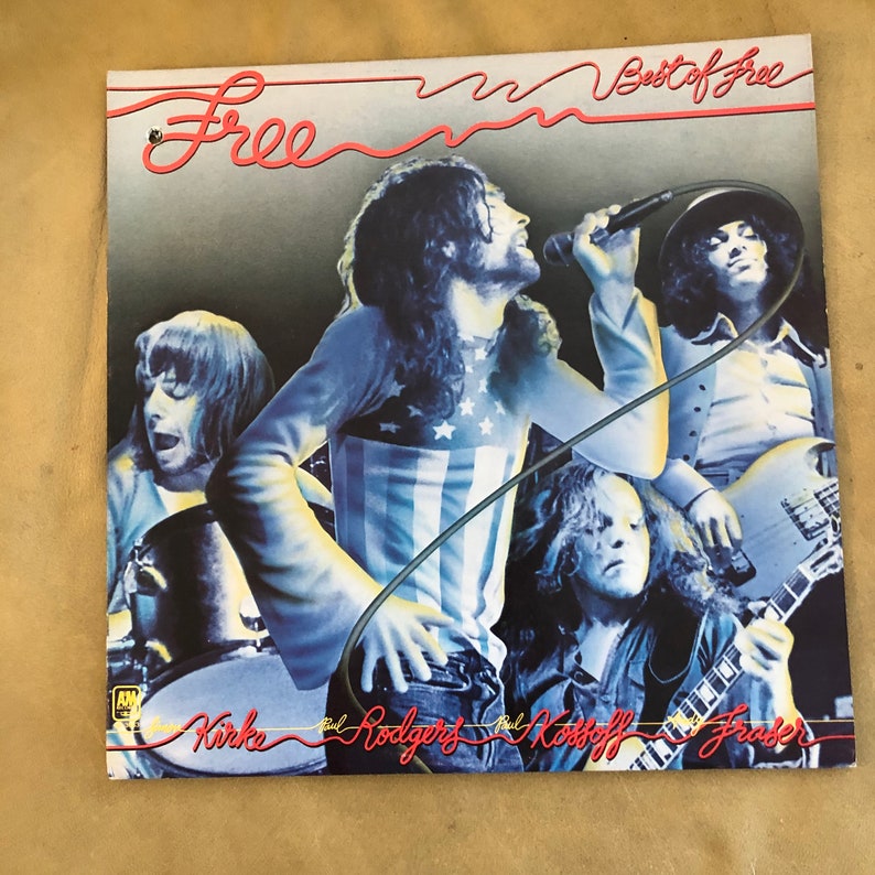The Best Of Free LP Free 1972 White Label Promo