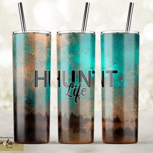 Hunting tumbler sublimation design woods Tumbler wrap for men PNG skinny tumbler 20 oz