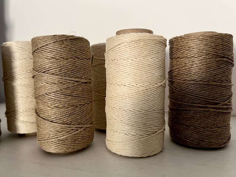 Linen Flax Twine Linen Cord Linen Rope Gift for Etsy