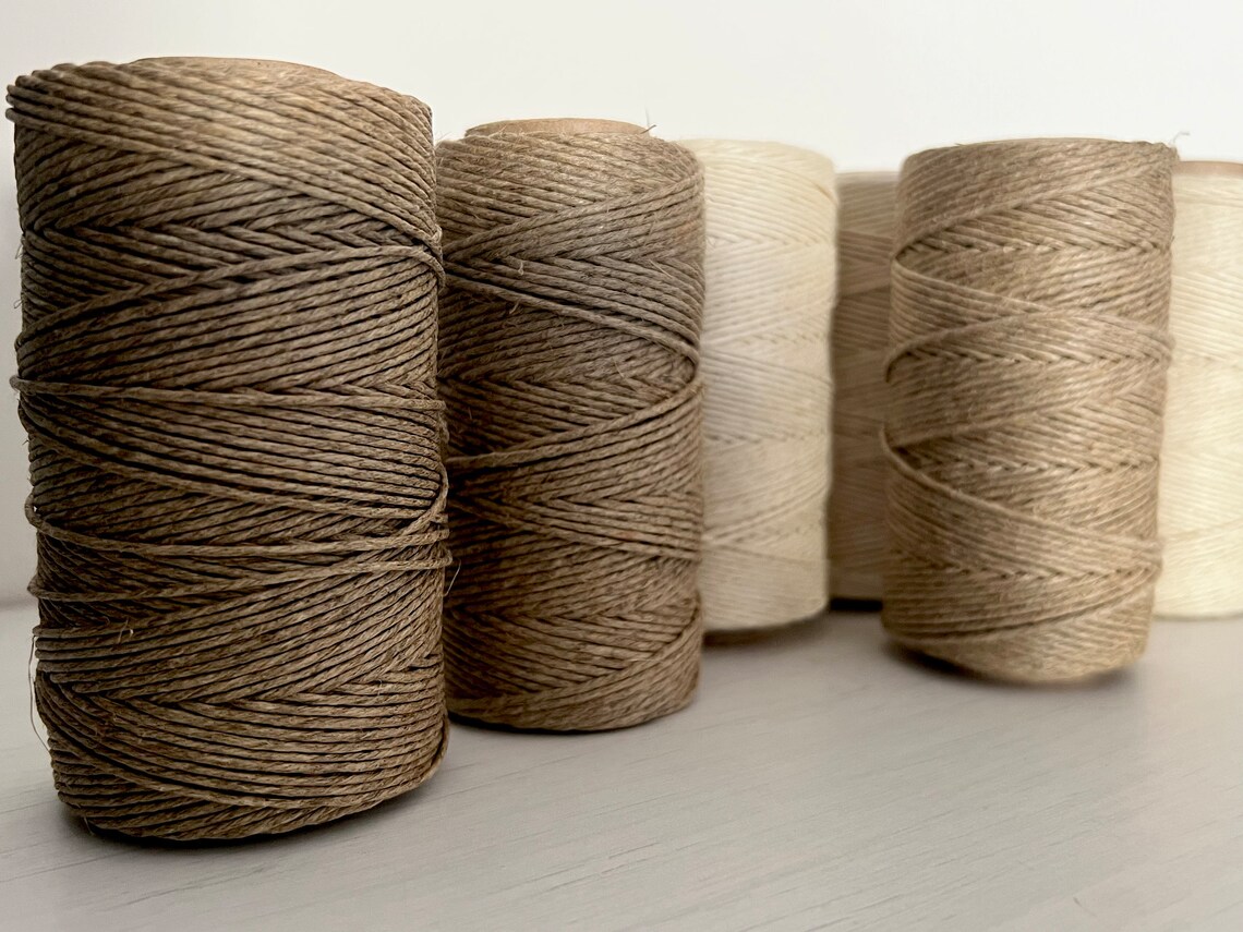 Linen Flax Twine Linen Cord Linen Rope Gift for - Etsy