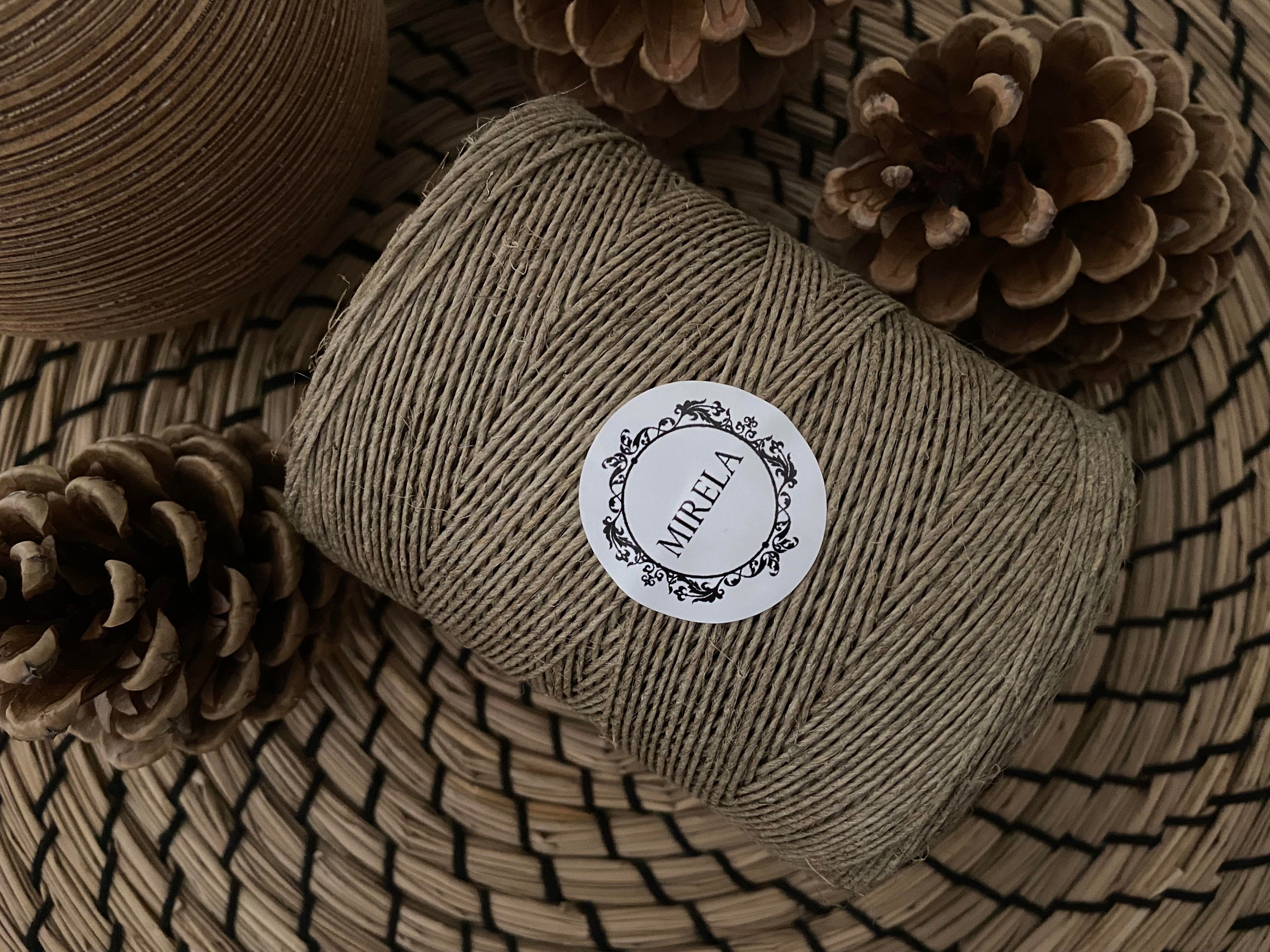 Linen Twine Linen Cord Linen Rope Linen Christmas Etsy