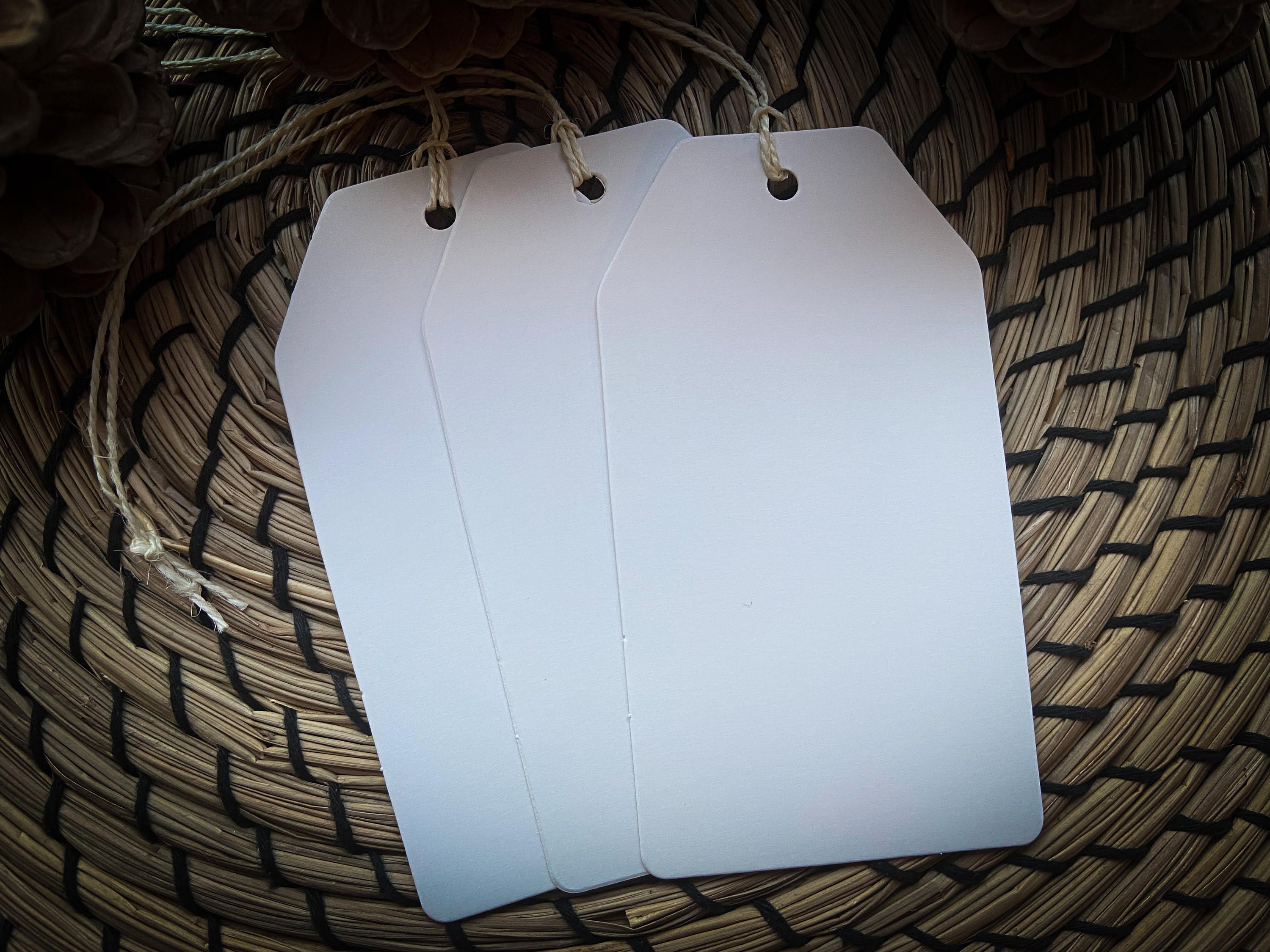 Kraft paper labels card christmas birthday craft Etsy