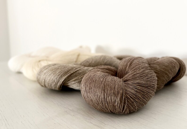 100 100 G Raw Natural Linen Twine Linen Cord Linen Rope Etsy