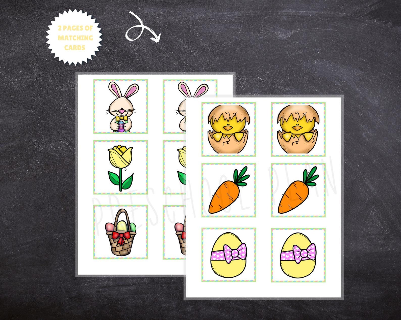 Printable Easter Activities For Kids Preschool Worksheets | Etsy