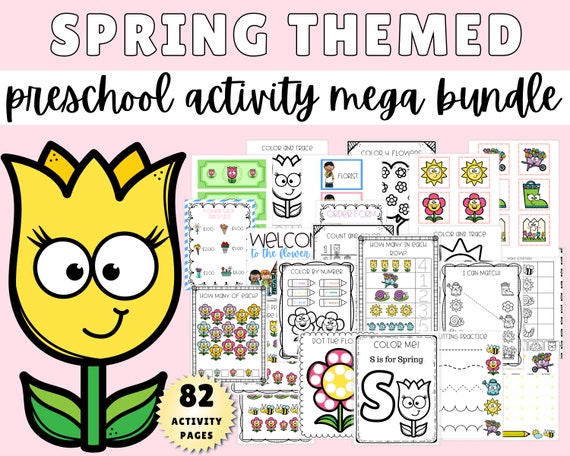 Spring Learning Pack Spring Preschool Pack Learning