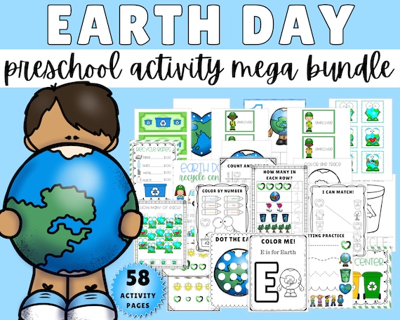 Earth Day Printables Preschool Printable Worksheets