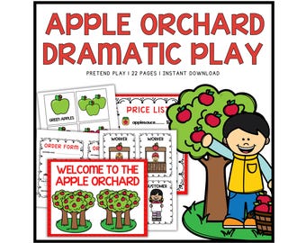 Dramatic Play Preschool, Dramatic Play For Preschoolers, Fall Preschool Theme, Apple Orchard Dramatic Play, Classroom Dramatic Play