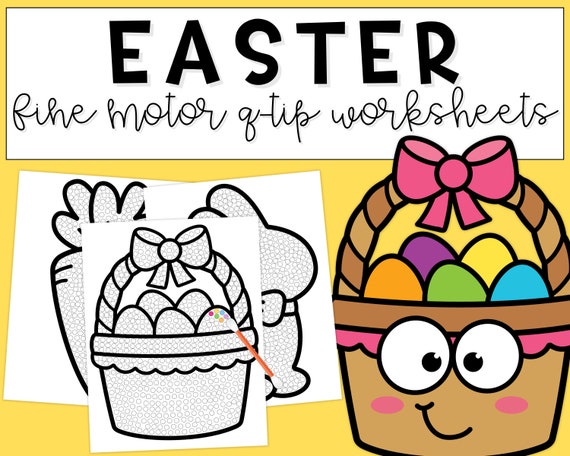 Printable Easter Activities for Kids Preschool Worksheets | Etsy