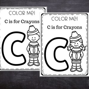 Printable Preschool Color Worksheets Kids Activities | Etsy