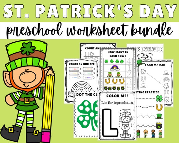 St. Patrick's Day Preschool Activities St Patrick's