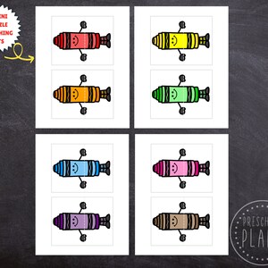 Printable Preschool Color Worksheets Kids Activities - Etsy