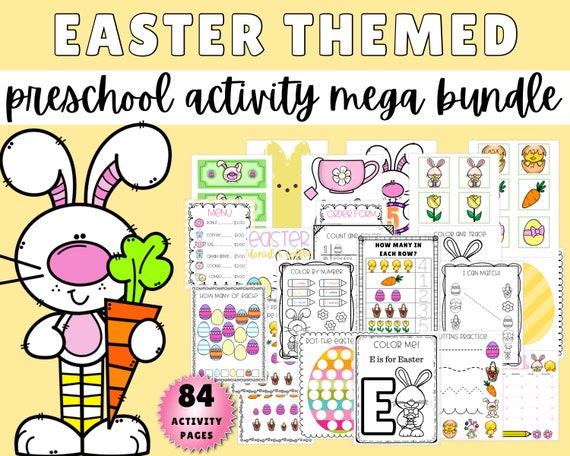 Printable Easter Activities for Kids Preschool Worksheets