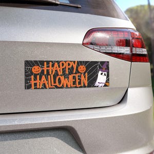 Happy Halloween Car Magnets - Fun Holiday Decor, Vehicle Decorations, Autumn Decor, Trick or Treat Accessories, Party Favors