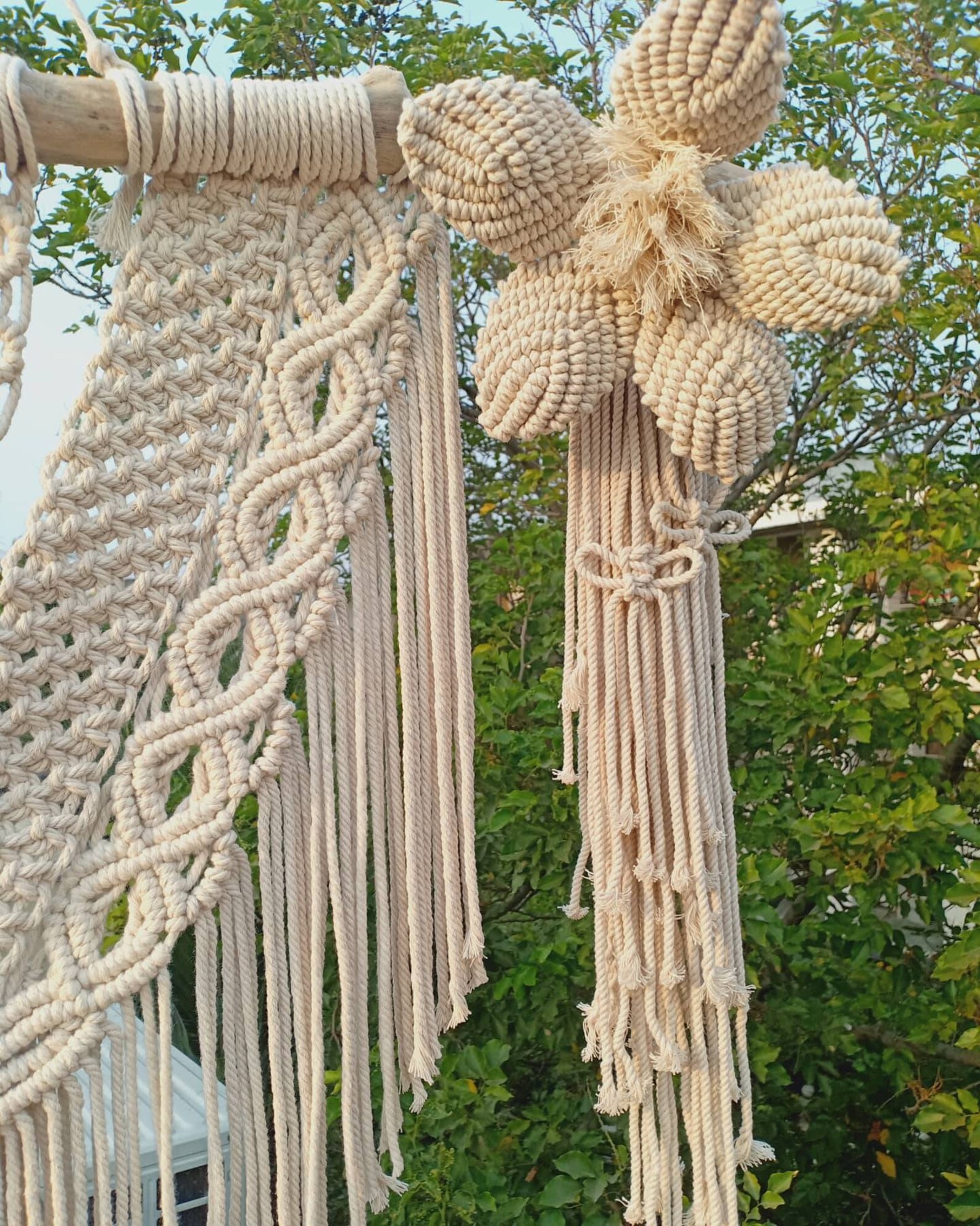 Macrame wall hangings on driftwood Etsy