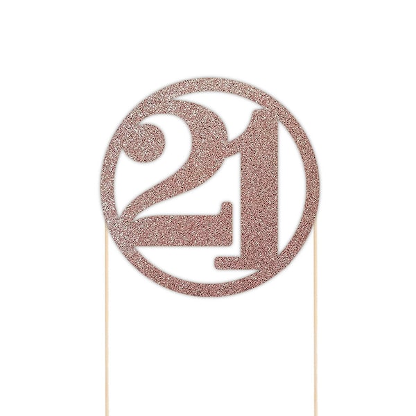 Number SVG Party Decoration | Cricut Template | Cake Topper SVG Cake Topper PNG | Number 21 svg | 21st BIrthday svg