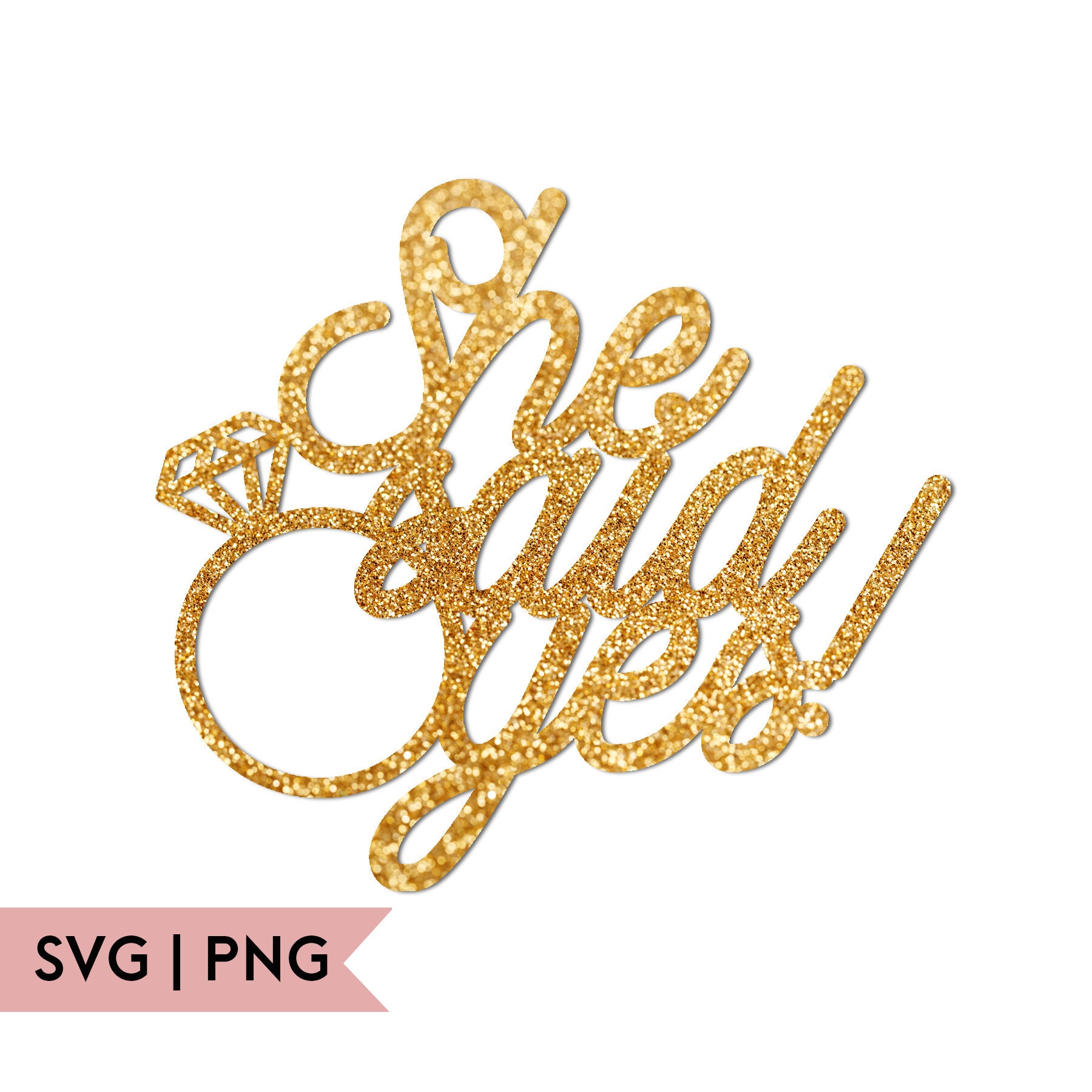 She Said Yes SVG Wedding Svg Png Anniversary Svg Funny - Etsy Canada