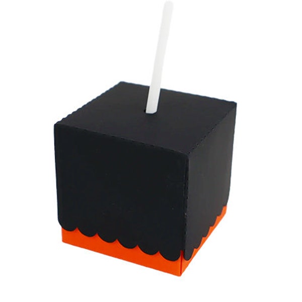 Cake Pops Box Template SVG PNG PDF | Cut File for Cricut, Silhouette, Plotters | Favors Box Template | Treat Box Template Ideas