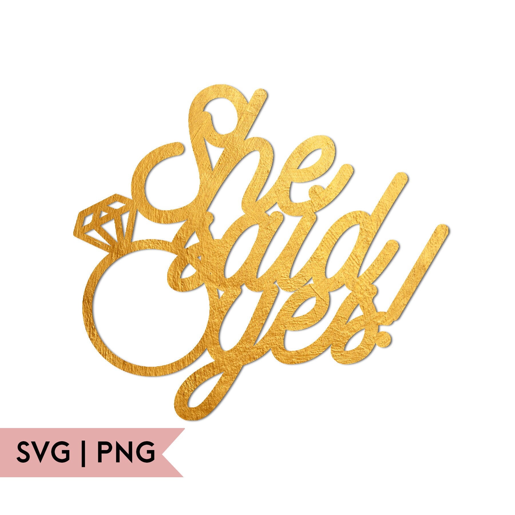 She Said Yes SVG Wedding Svg Png Anniversary Svg Funny - Etsy Canada