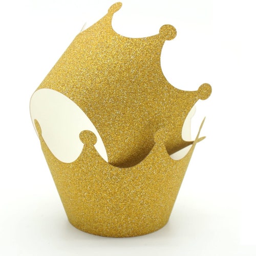 Cupcake Wrapper SVG Crown Cut File Cupcake Wrapper Etsy