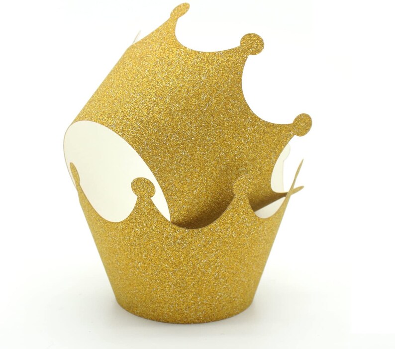 Cupcake Wrapper SVG Crown Cut File Cupcake Wrapper Template Etsy