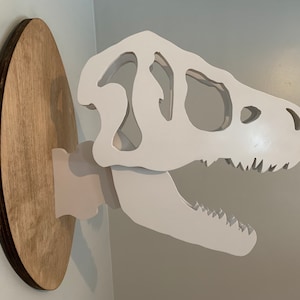 3-D Custom T-Rex Dinosaur Head Wall Hanging