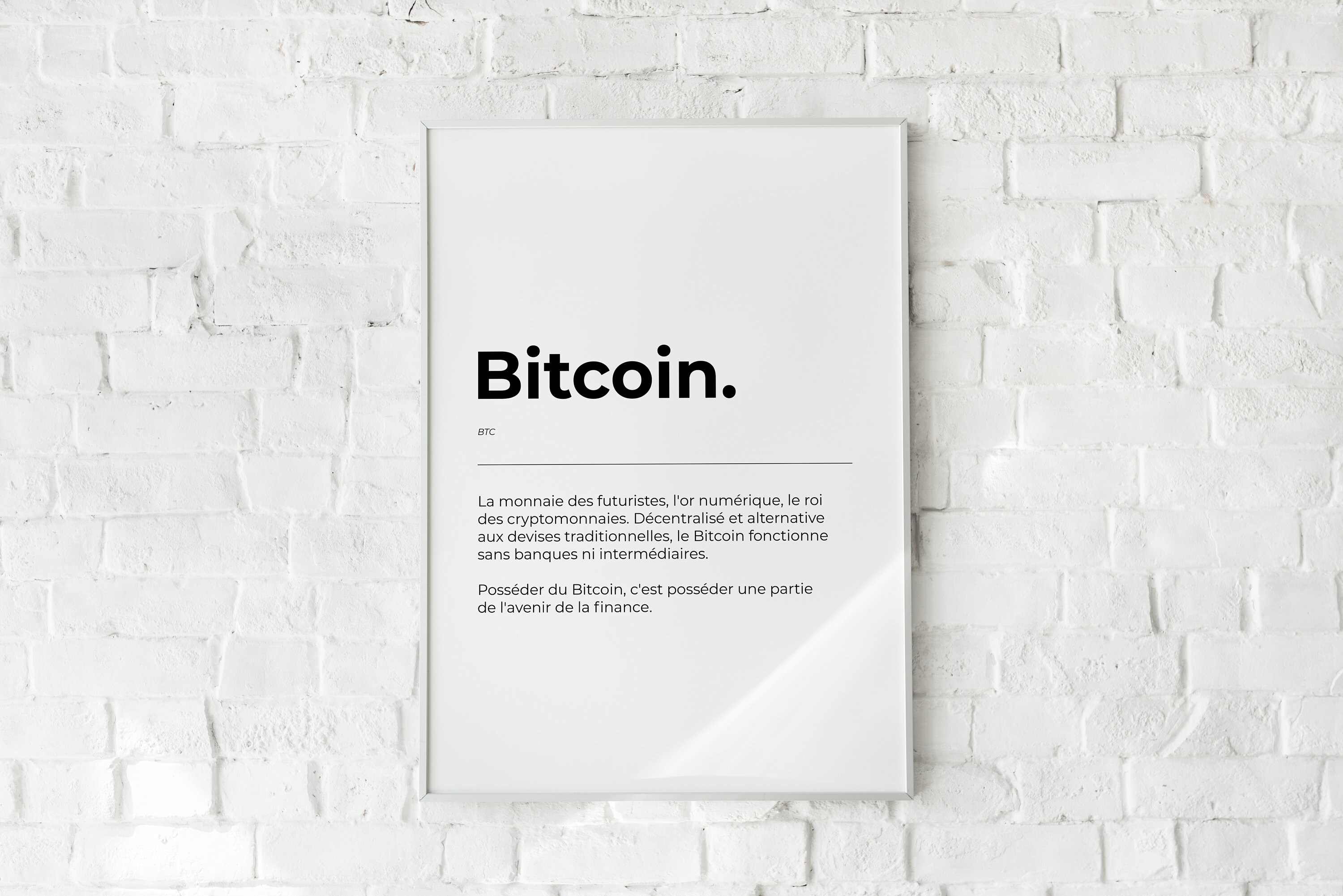 Definition Bitcoin Wall Decoration Cryptocurrency Poster Printed Gift Crypto  Quote - Etsy