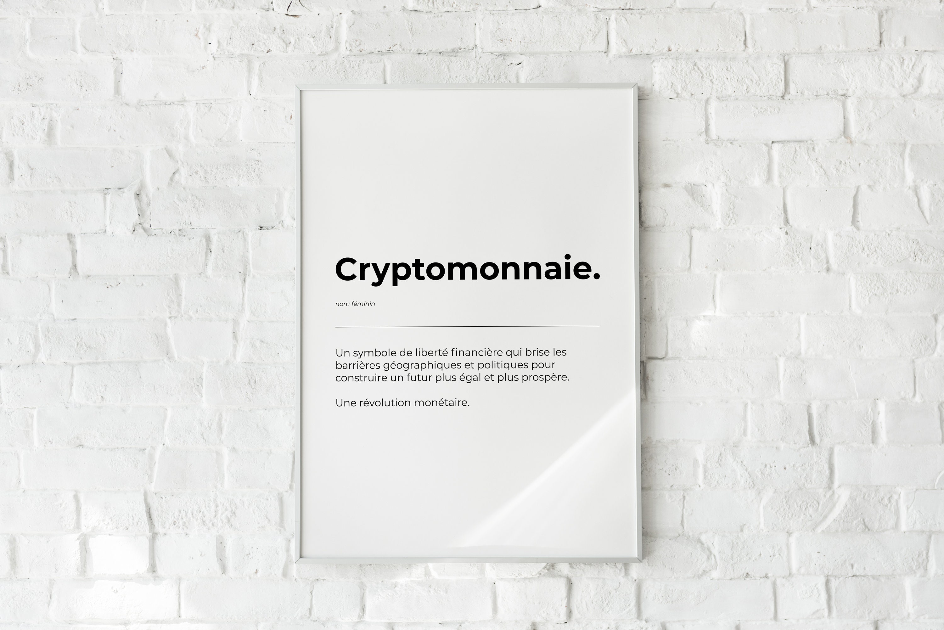 Définition Cryptomonnaie décoration murale cryptomonnaie affiche imprimée  cadeau citation - Etsy France