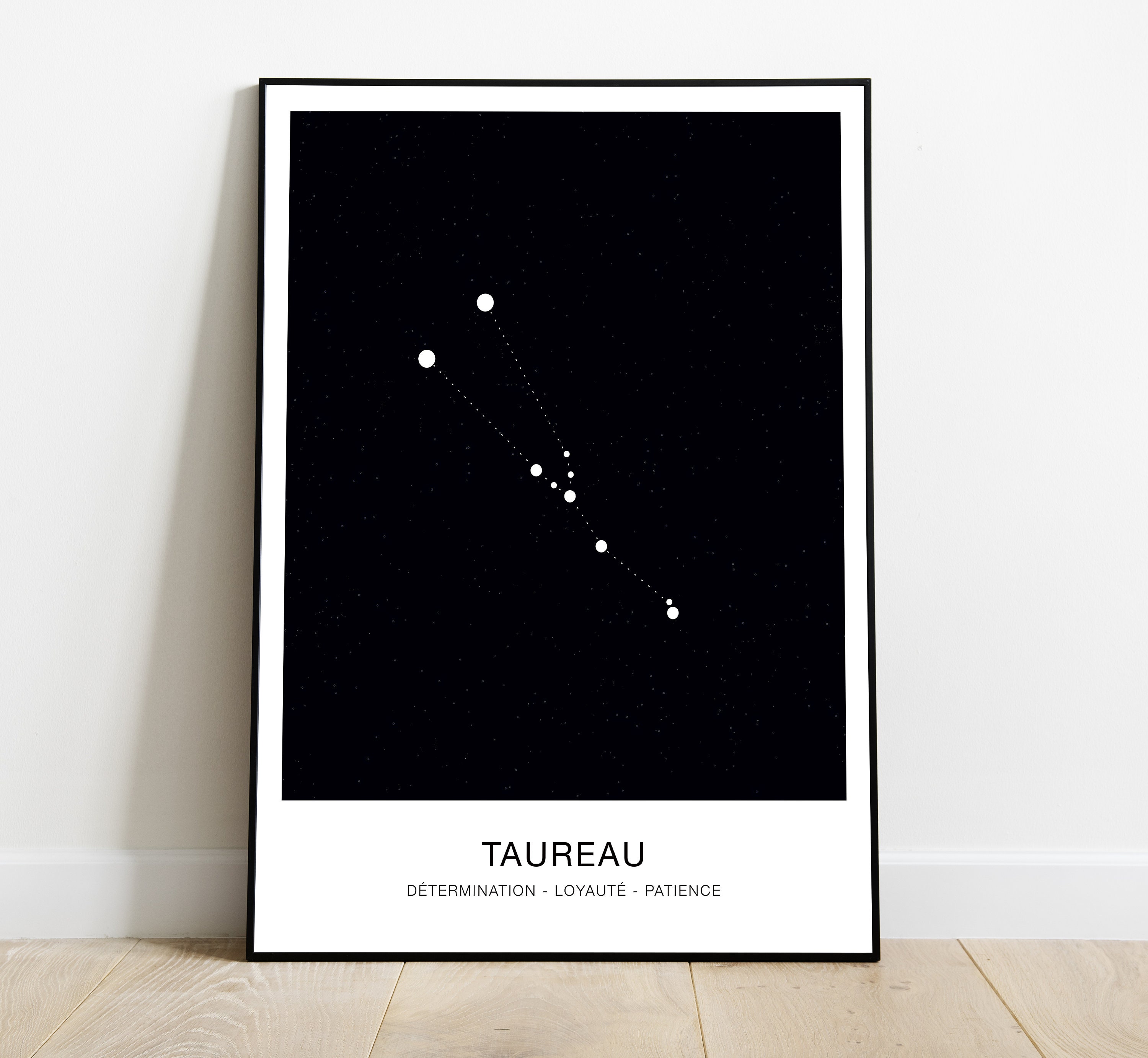 Affiche Taureau - Signe Astrologique | Zodiaque