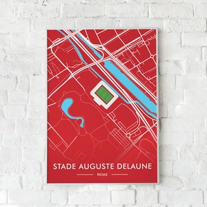 Carte Postale Ancienne - Stade Auguste Delaune à Reims (Vintage Sport)