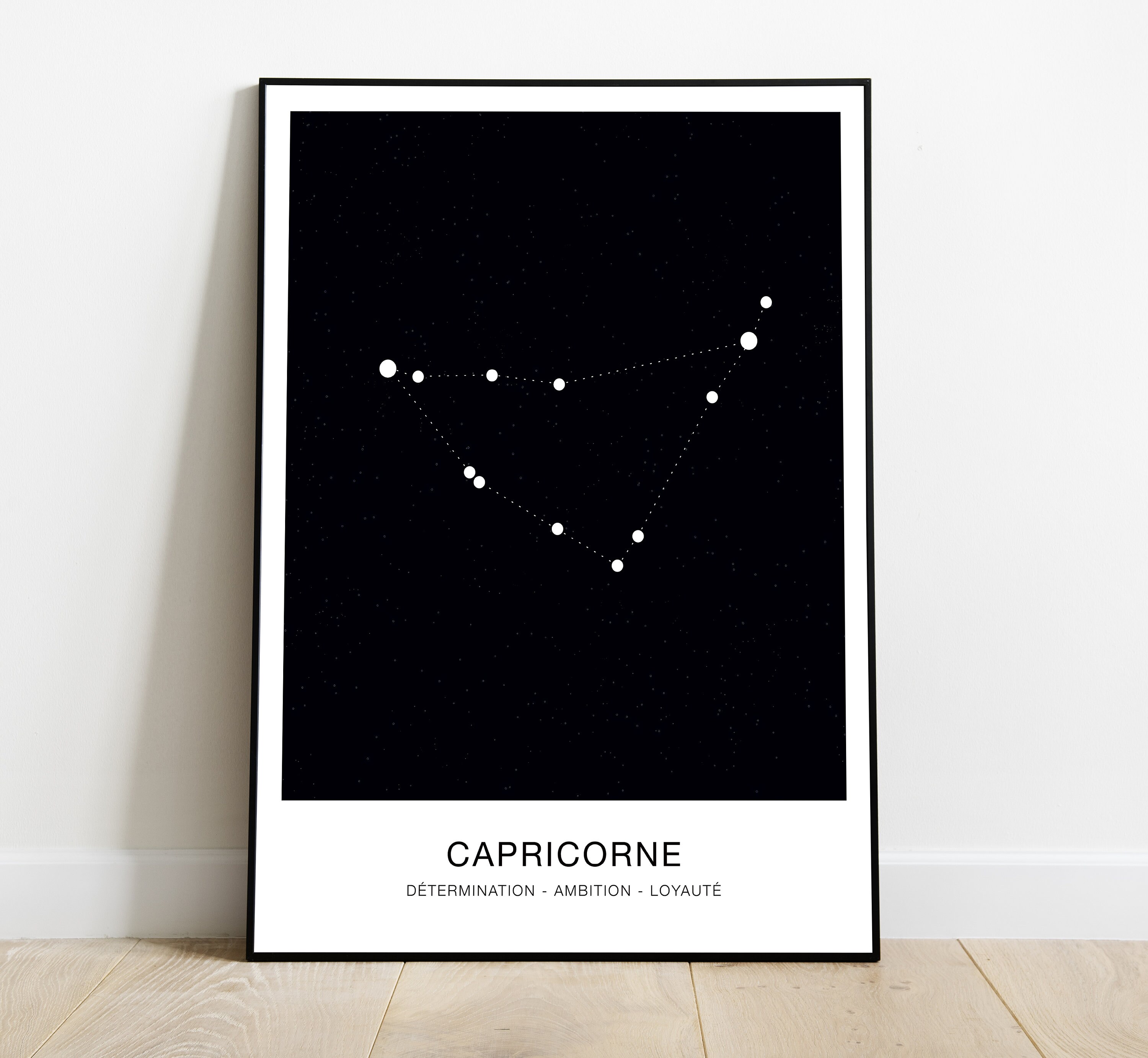 Affiche Capricorne - Signe Astrologique | Zodiaque