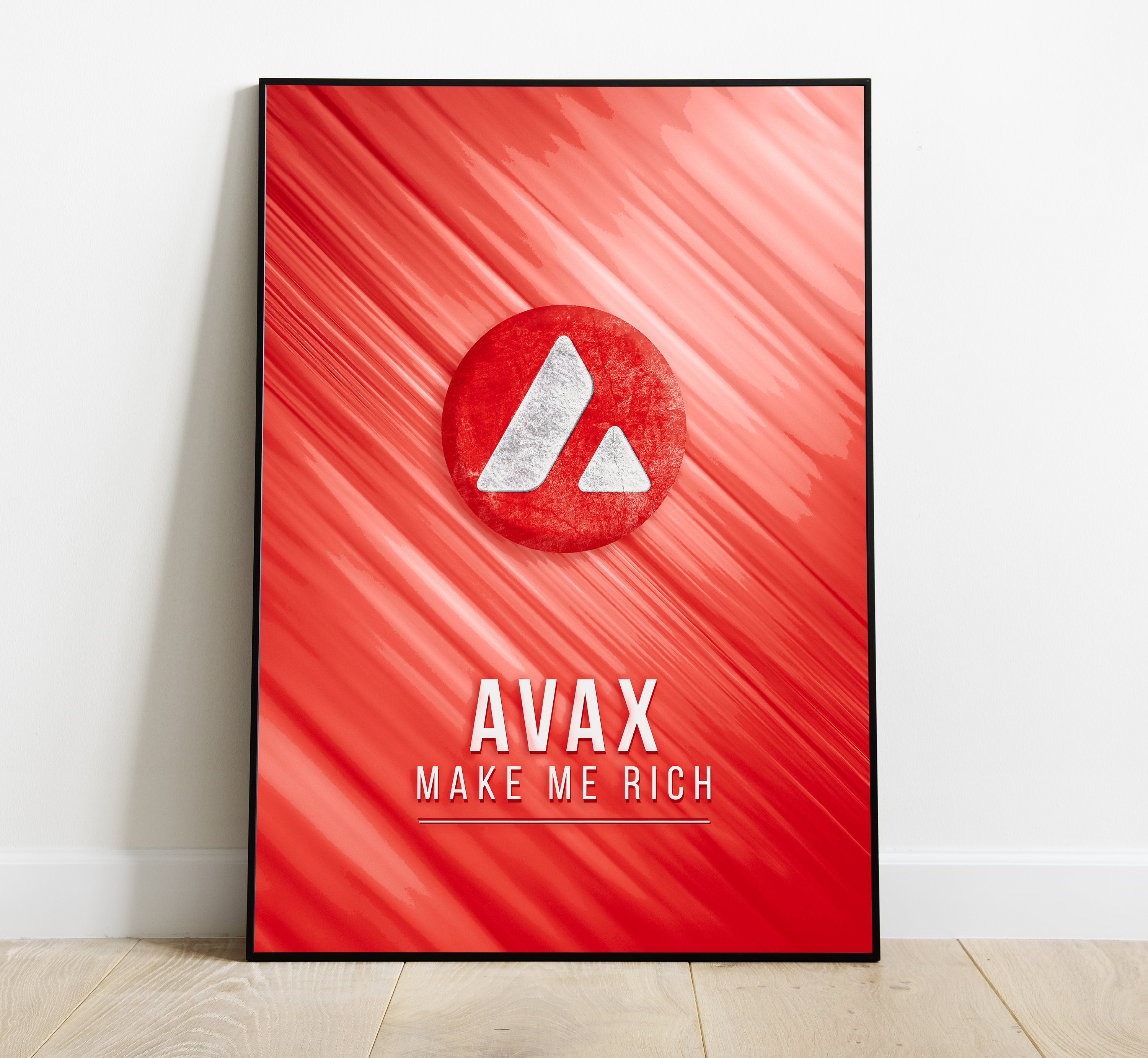 Affiche Avax Art - Crypto Monnaie