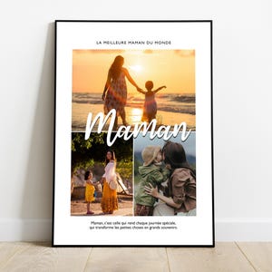Poster personalizzato per la mamma con foto, regalo originale per la festa della mamma, regalo personalizzato per la mamma, festa della mamma e compleanno