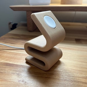 The Ripple - Wavy 3D Printed Apple Watch Charging Stand - Etsy