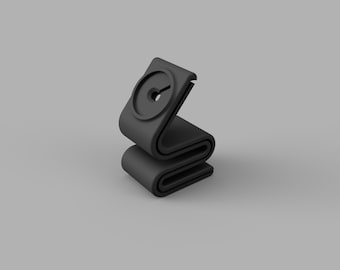 Wavy MagSafe Charger Stand STL File – 3D Printed iPhone Dock