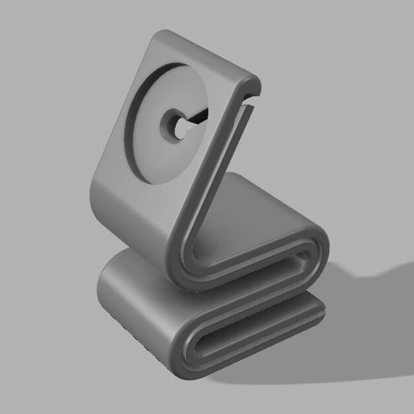 STL Datei - The Surge - Gewellter 3D gedruckter Apple Magsafe Ladeständer - STL Datei
