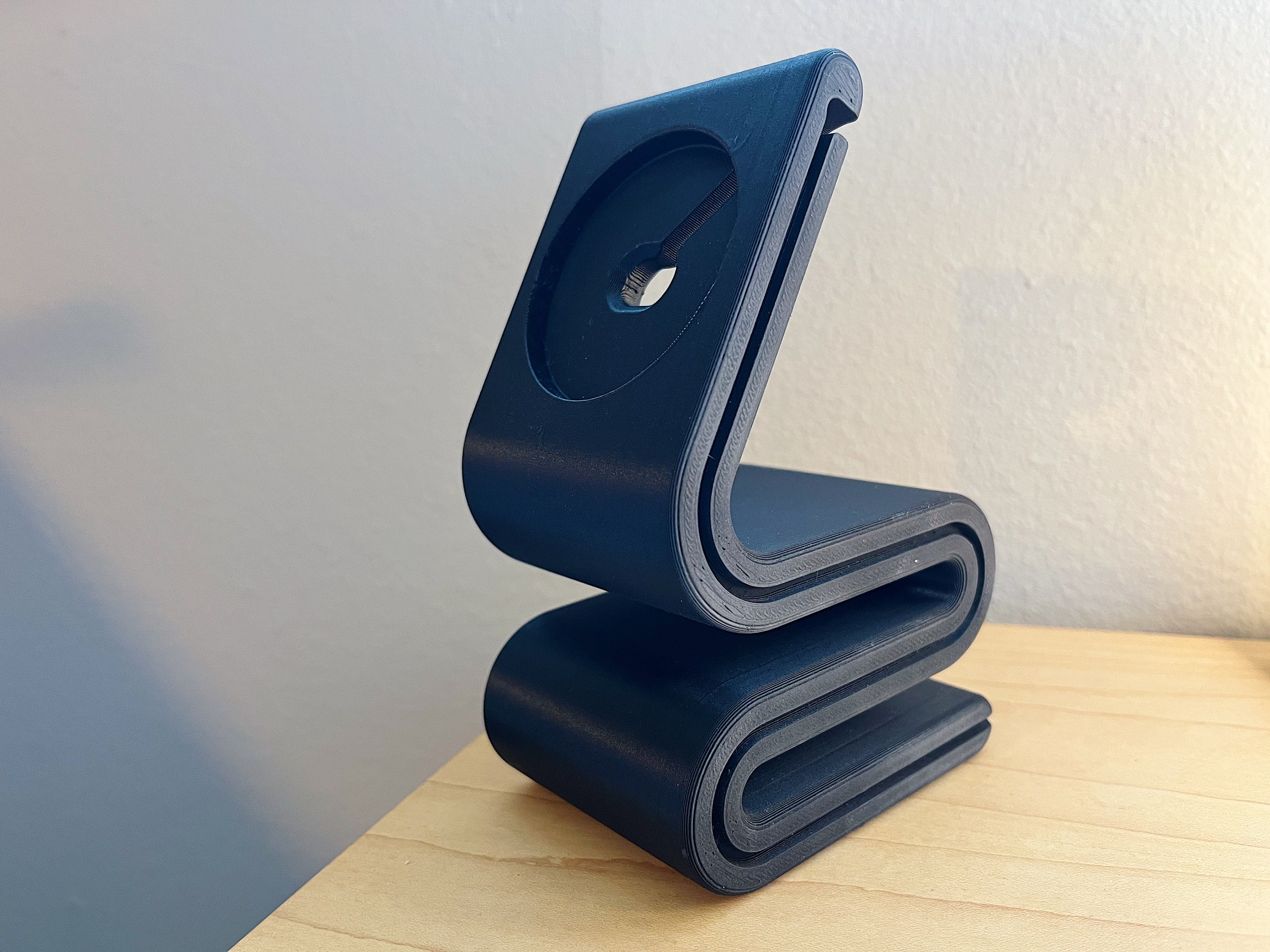 The Surge Wavy 3D Printed Magsafe Charger Stand 