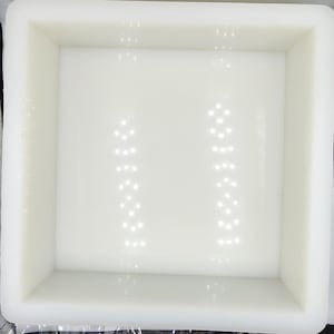10&quot;×10&#39;x3&quot; deep casting silicone mold