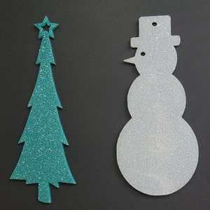 Weihnachtliche Lesezeichenformen