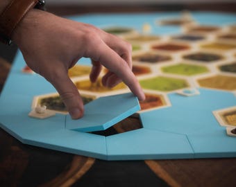 Catan upgrade para hexágonos de água magnéticos